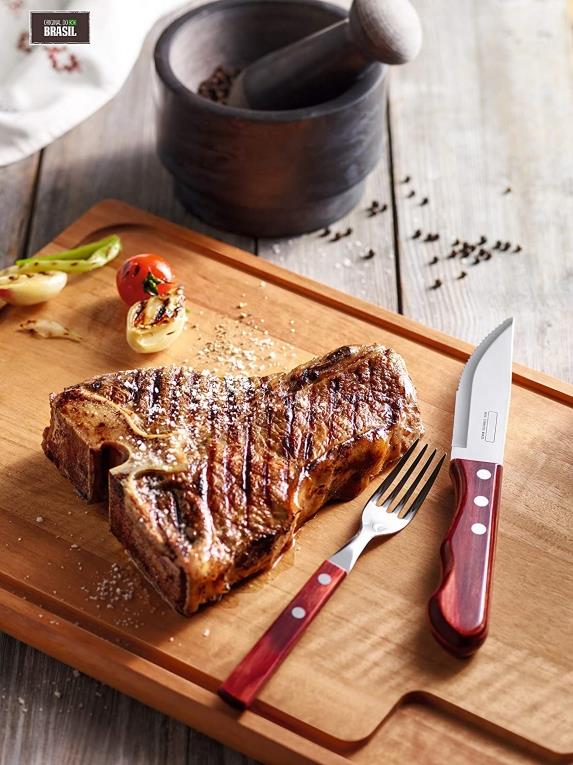 Polywood nož za steak / 21cm / 6kos