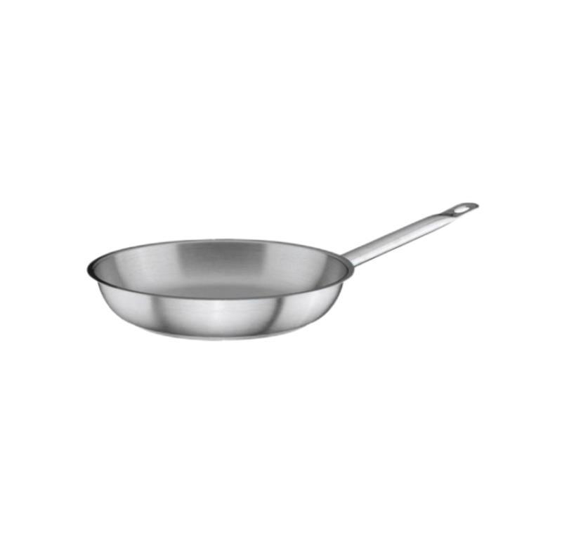 Ponev iz nerjavečega jekla / 28cm / 1mm / indukcija