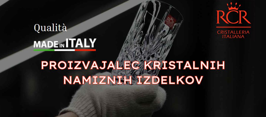 RCR CRISTALLERIA - Proizvajalec kristalnih namiznih izdelkov