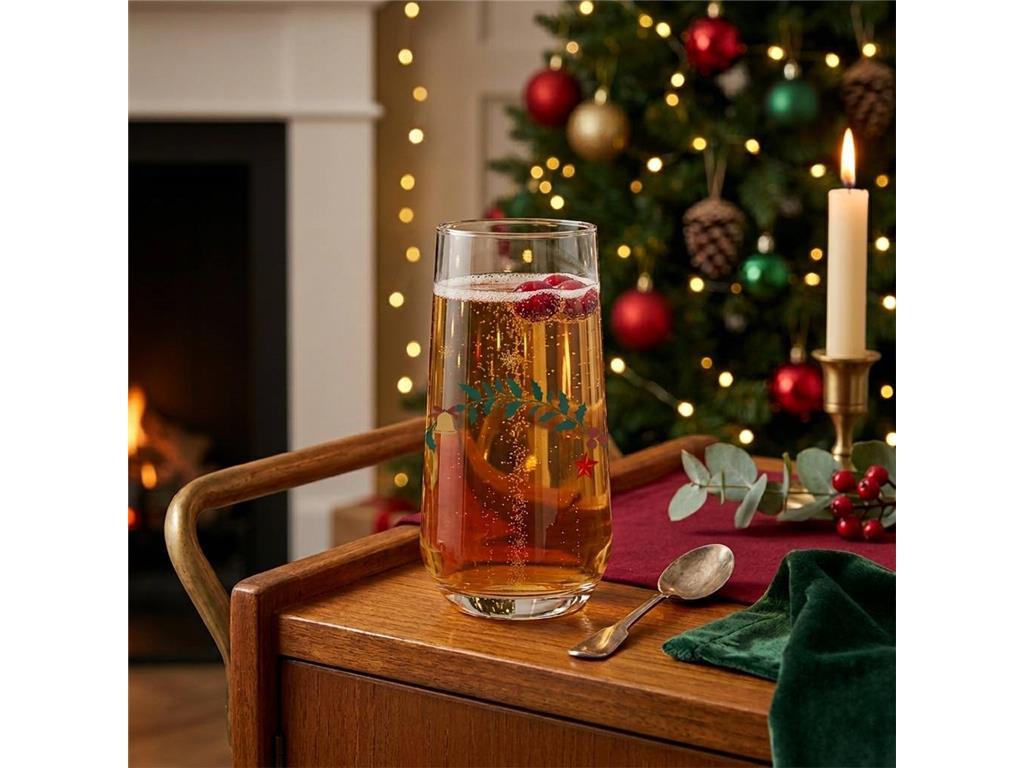 Kozarec Allegra voda / 47cl / dekor Christmas / 24kos