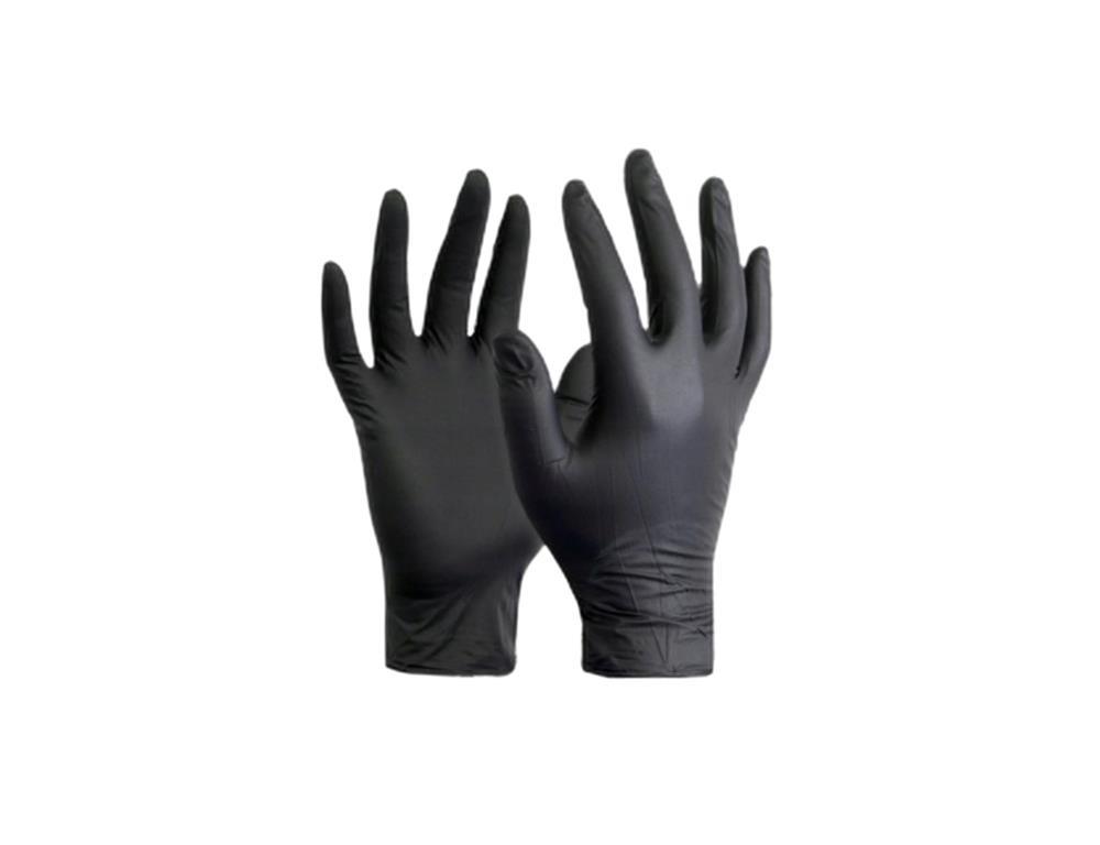 Nitril rokavice / črne / M / 100 kos