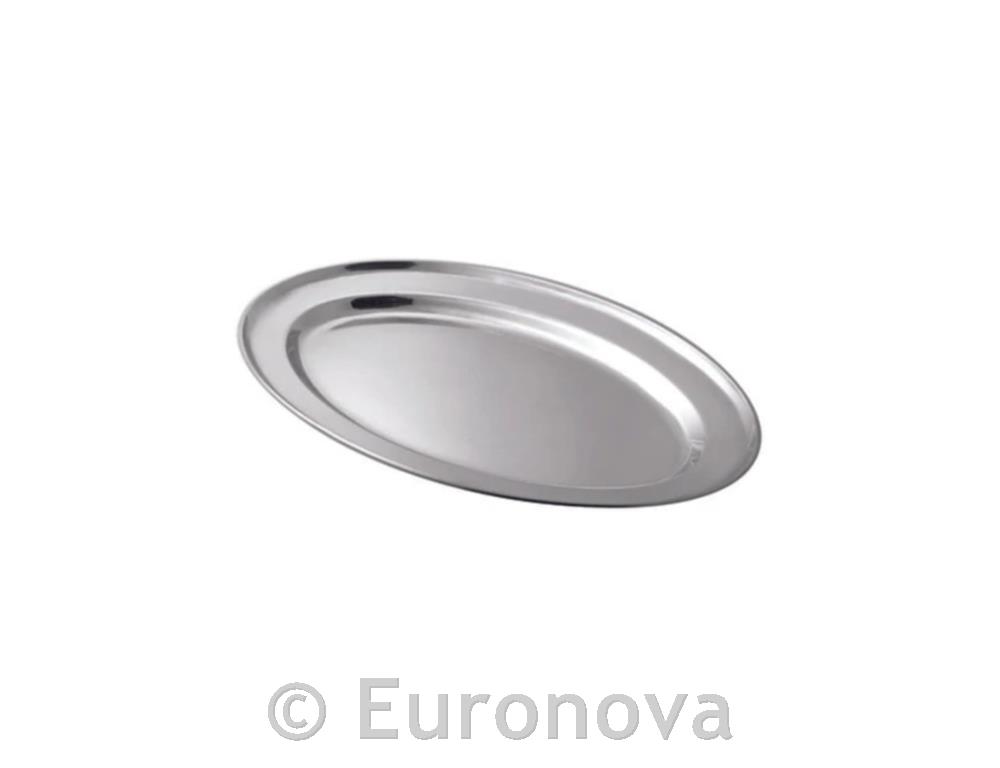 Servirni pladenj / 40cm / srebrn / Royal