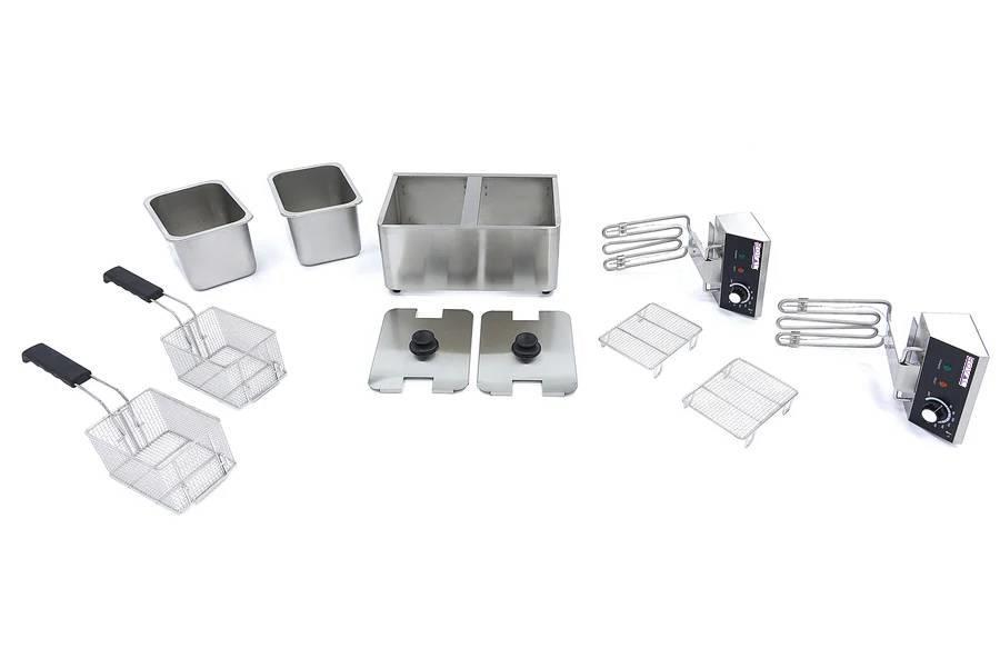 Friteza / 2x4L / 43x38x31cm / 2x2000W