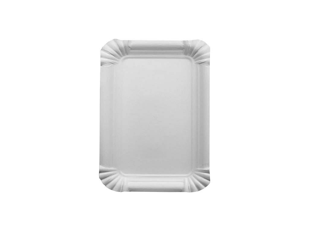 Papirnat krožnik pravokoten / 16x10cm / 250kos