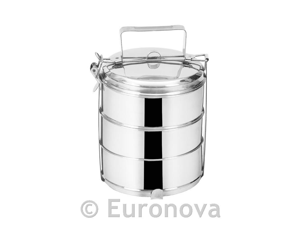 Menažna posoda Royal / 3-delna / 16x7cm / 3x1L