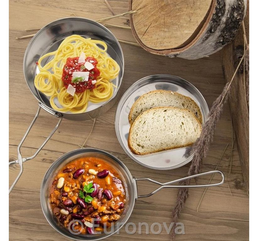 Menažna posoda Royal / 1-delna / 15x11cm / 1x 1.5L + 1x 0.9L