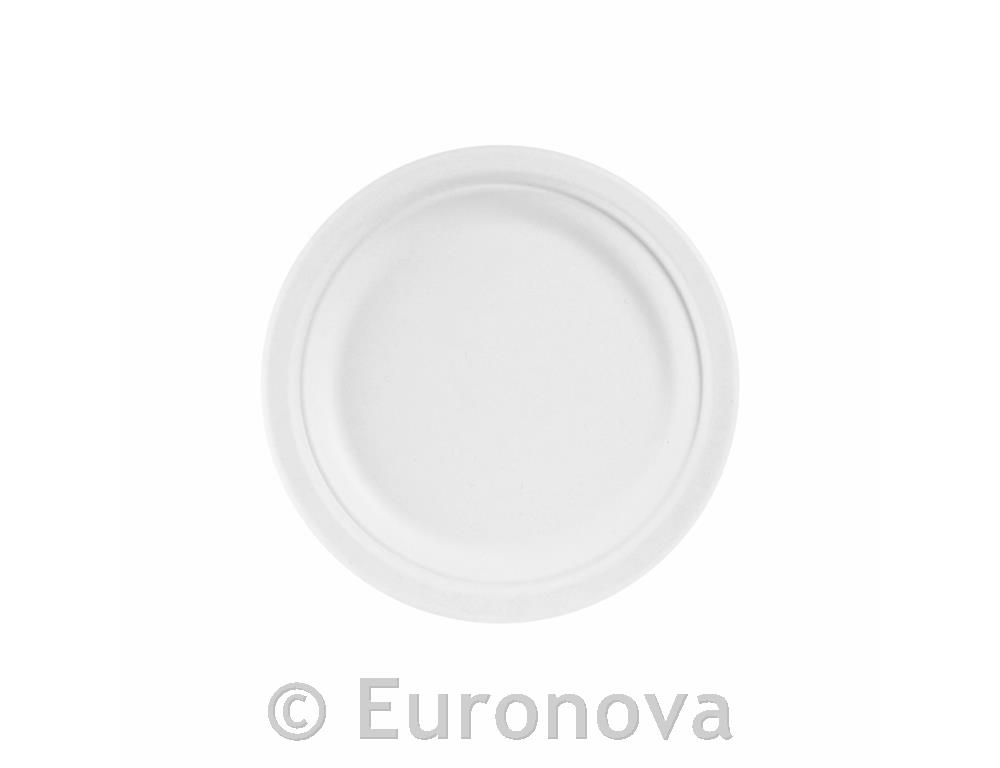 Eko krožnik okrogel / 17cm / 50kos