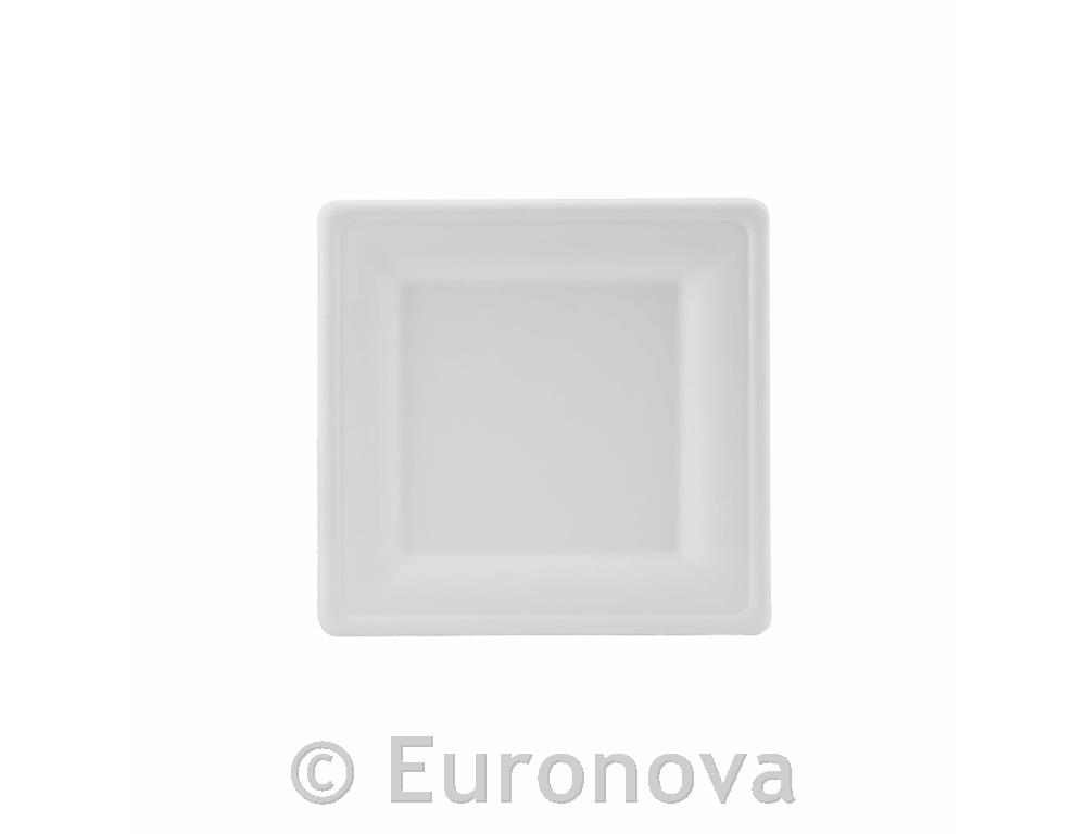 Eko krožnik kvadraten / 16x16cm / 50kos