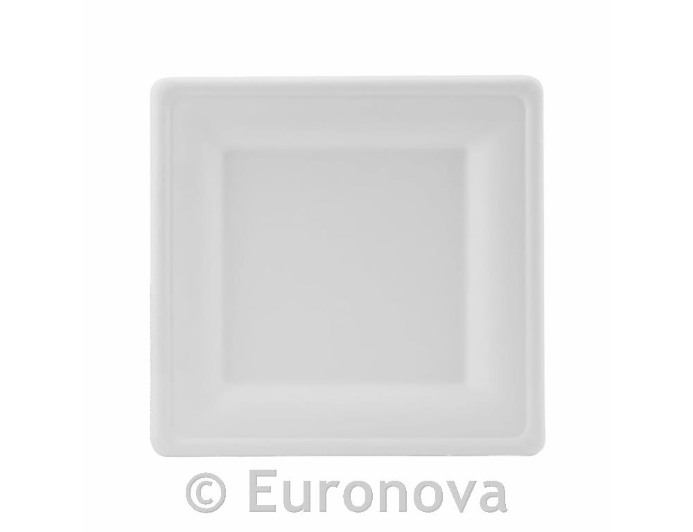 Eko krožnik kvadraten / 26x26cm / 50kos