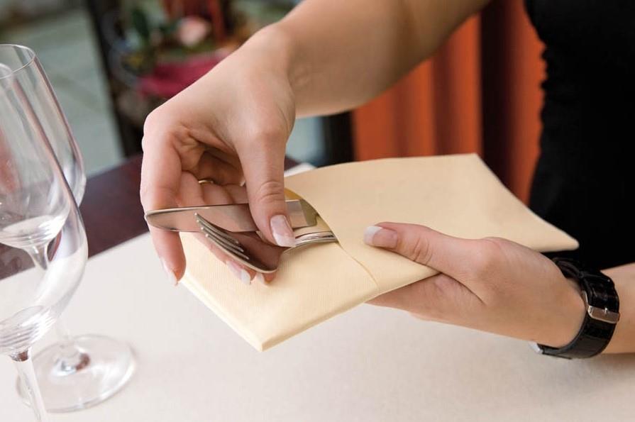 Žepki za pribor / Soft Point / 8x19cm / šampanjec / 50kos