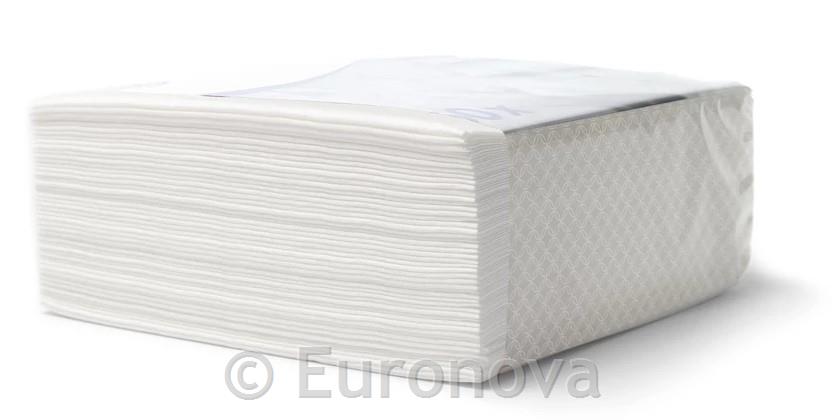 Servieti / Airlaid / 40x40cm / bela / 50kos