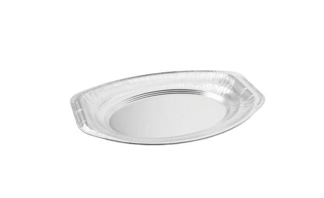 Alu pladenj oval / 43x28cm / 25kos