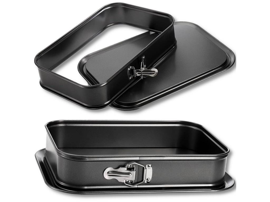 Pekač za torto / pravokoten / z zaponko / 39x28x8cm