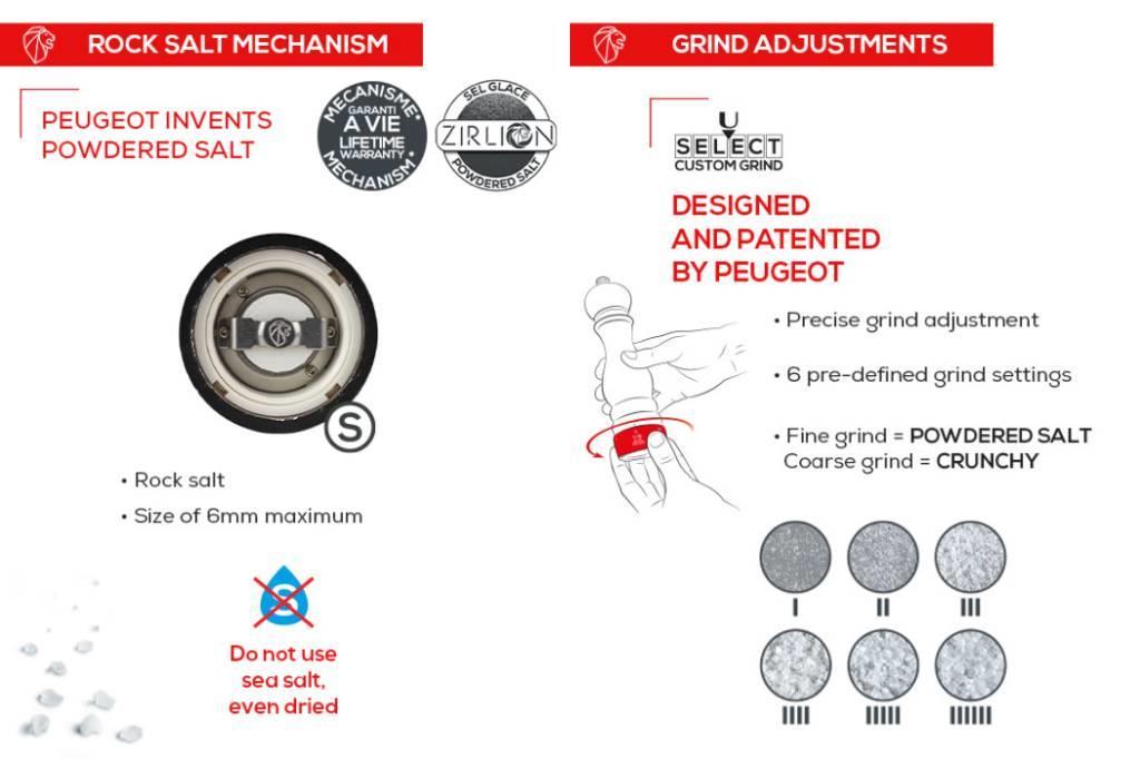 Mlinček za sol Paris / 30cm / rjav