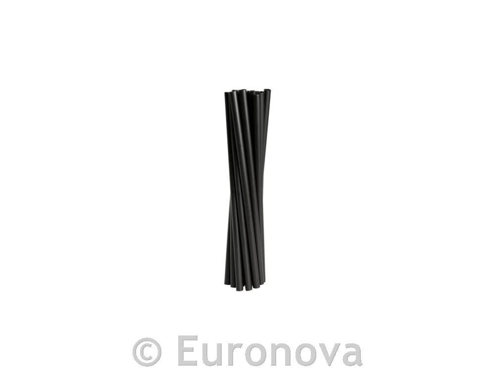 Plastične slamice / medium / 6x190mm / črne / 250kos