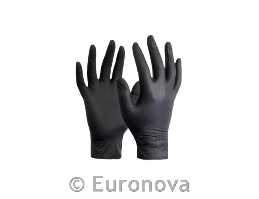 Nitril rokavice / črne / S / 100kos