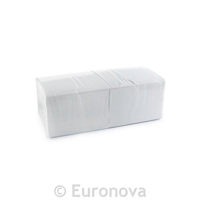 Servieti / 1-slojni / 24x24cm / beli / 100kos