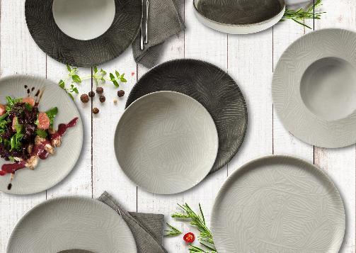 Pizza krožnik napoli / 33cm / Breath Bianco / 6kos