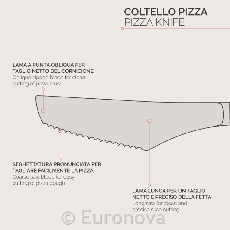 Cateri nož za pizzo / 21cm / 12 kos