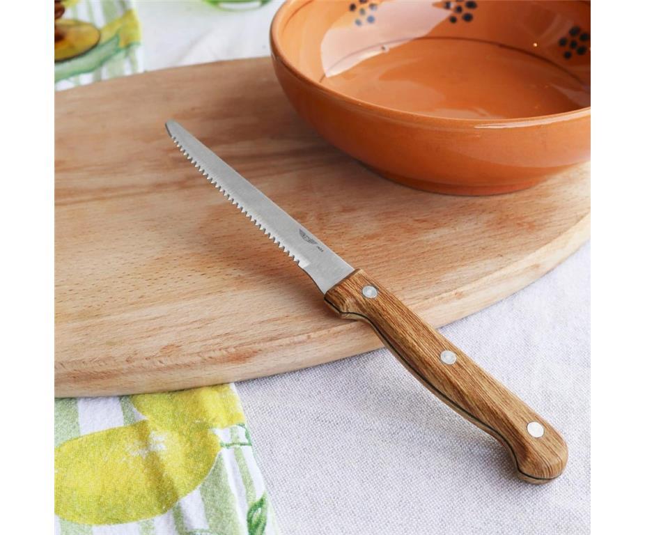 Prima nož za steak in pizzo / 22cm / 6kos