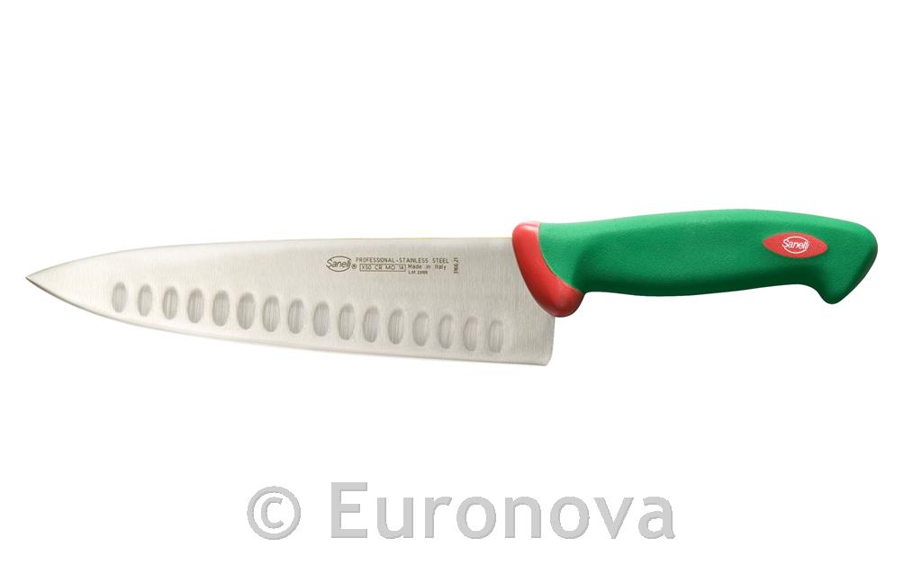 Nož za sekljanje / 21cm / rebrast / Biomaster