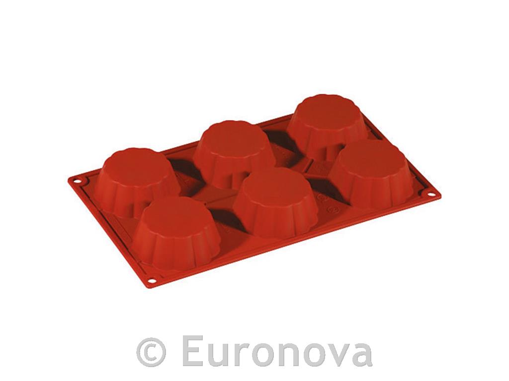 Silikonski model brioche / 6 vtisov / 79x30mm