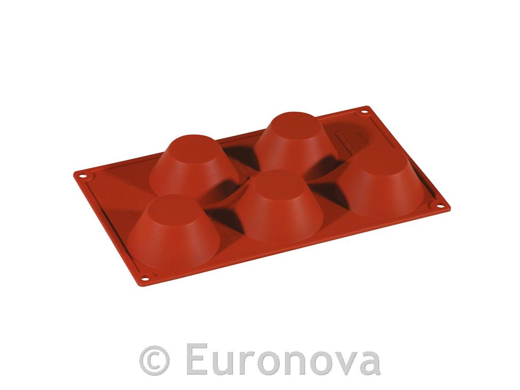 Silikonski model muffin / 5 vtisov / 80x35mm