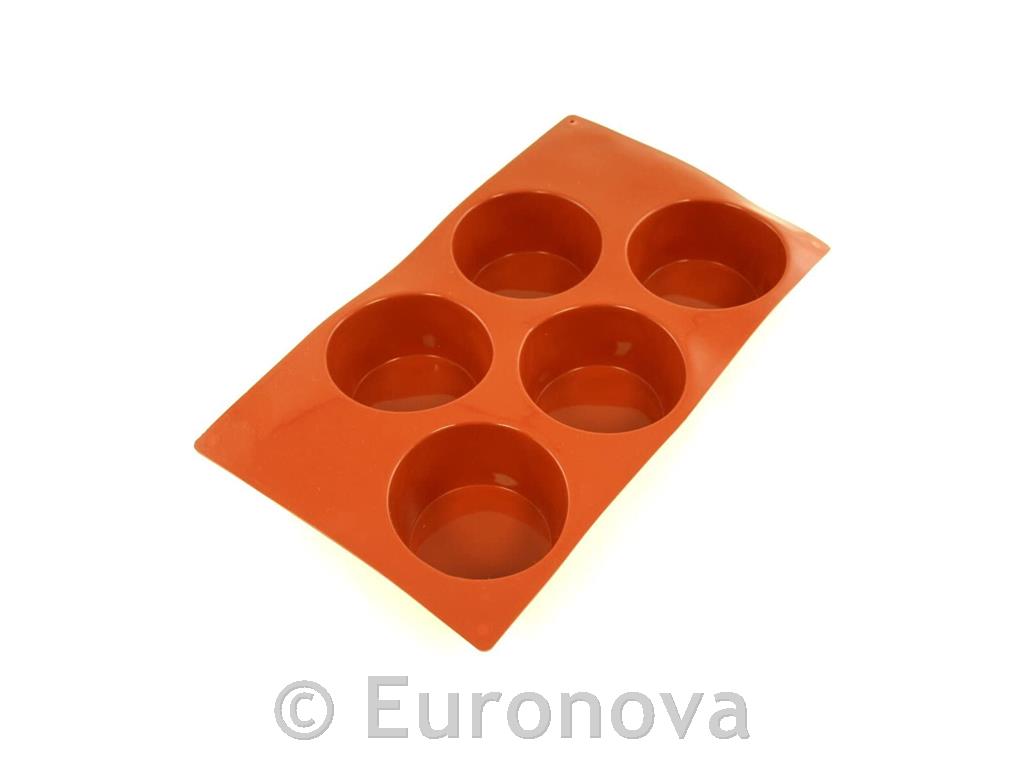 Silikonski model muffin / 5 vtisov / 80x35mm