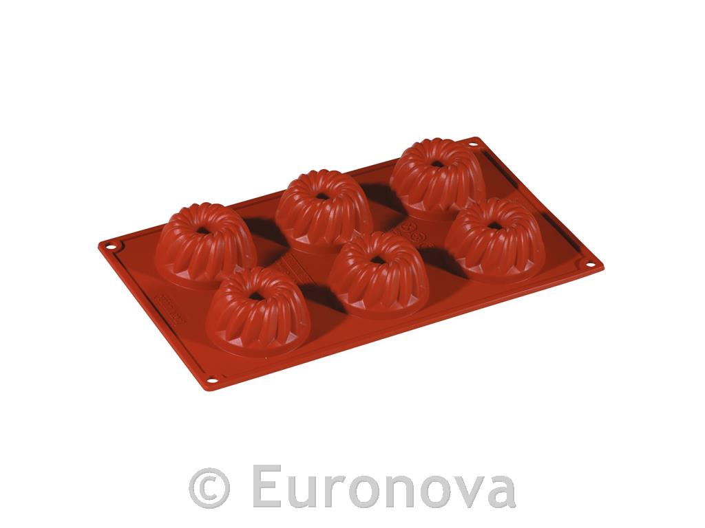 Silikonski model kolač / 6 vtisov / 60x33mm