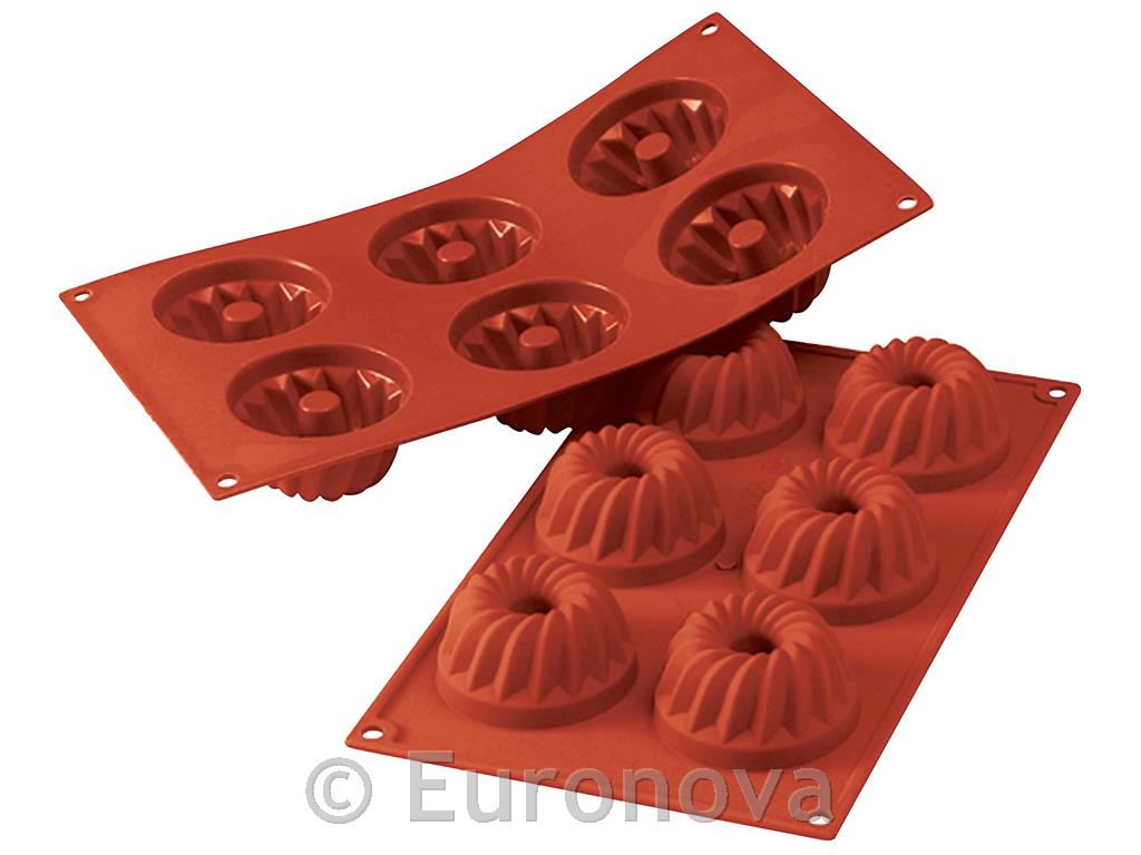 Silikonski model kolač / 6 vtisov / 60x33mm