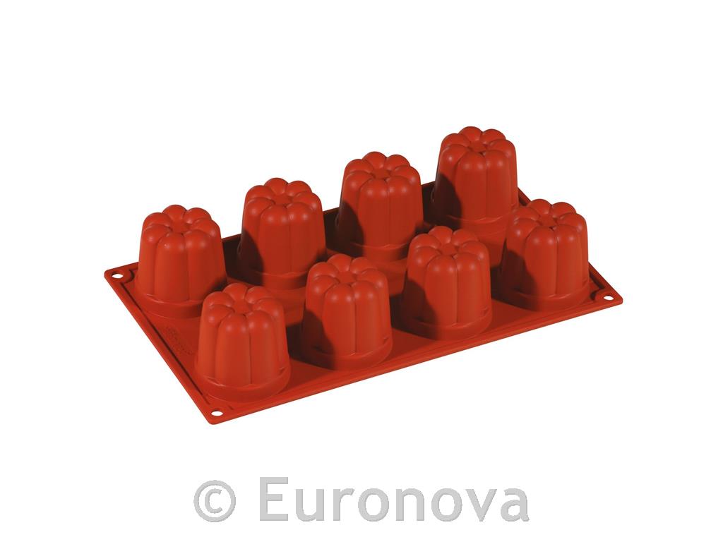 Silikonski model pAnnacotta / 8 vtisov / 57x57mm