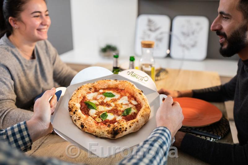 Pladenj za pizzo / 33cm / aluminij