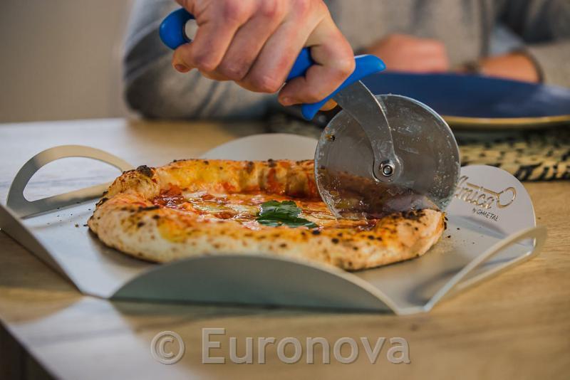Pladenj za pizzo / 33cm / aluminij