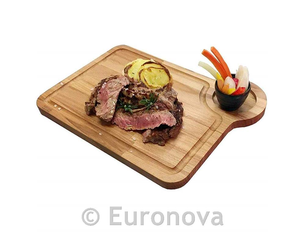 Servirna lesena deska / 37x28x2cm