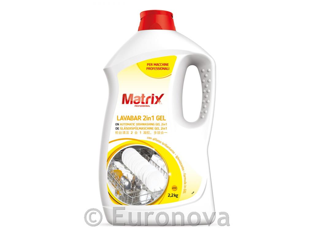 Sredstvo za pomivalne stroje Lavabar 2v1 / Matrix / 2.2kg