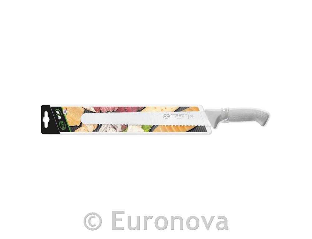 Nož za kruh in pecivo / 32cm / bel / Skin