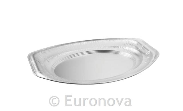 Alu pladenj oval / 43x28cm / 10kos