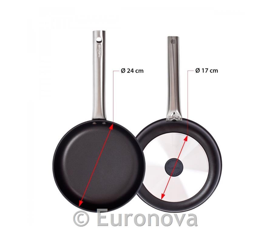 Aluminijasta ponev / 24cm / 3mm / Non-Stick