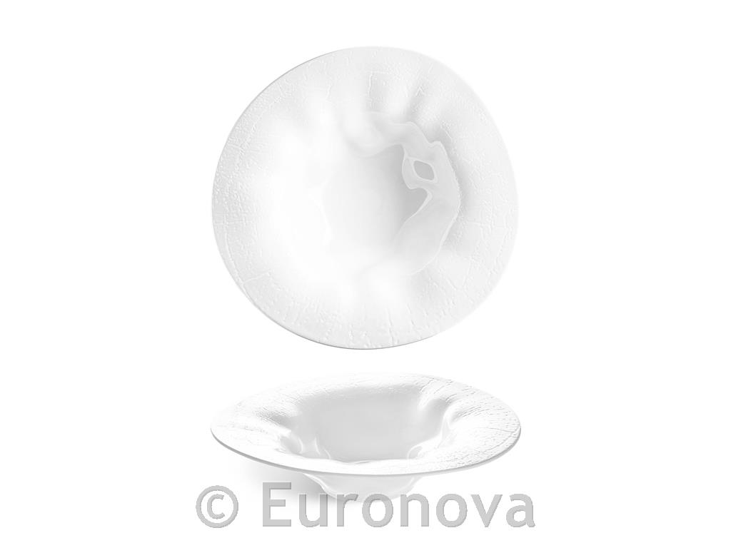Flamenco globoki krožnik / 27cm / Crackle / 3 kos