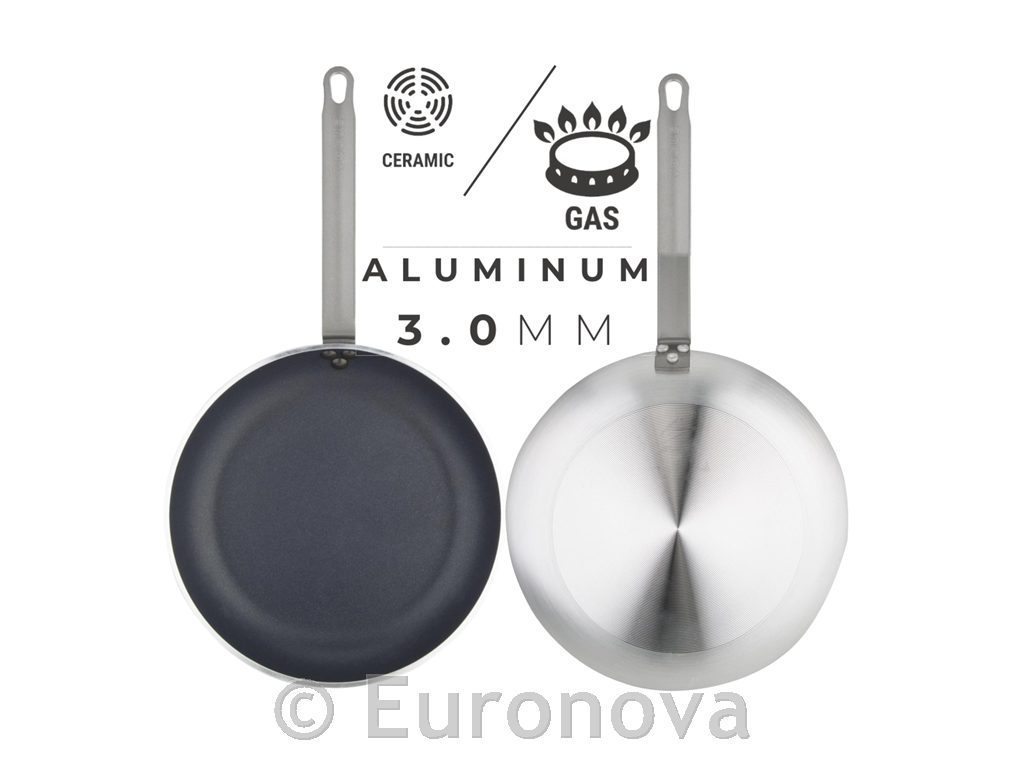 Ponev za palačinke aluminij / 28cm / 3mm / Non-Stick