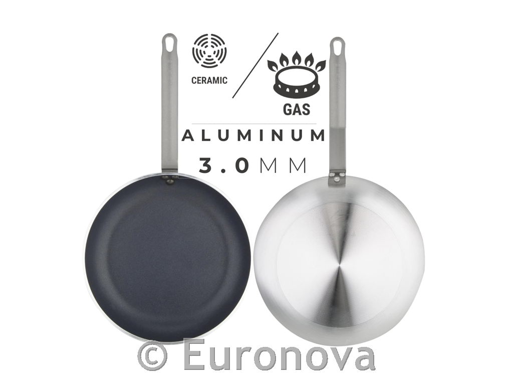Aluminijasta ponev / 24cm / 3mm / Non-Stick