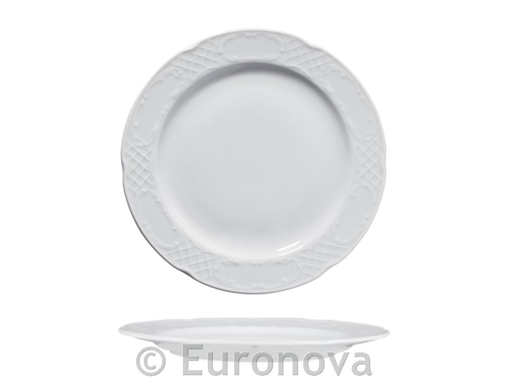 Flora plitki krožnik / 30cm / 6 kos