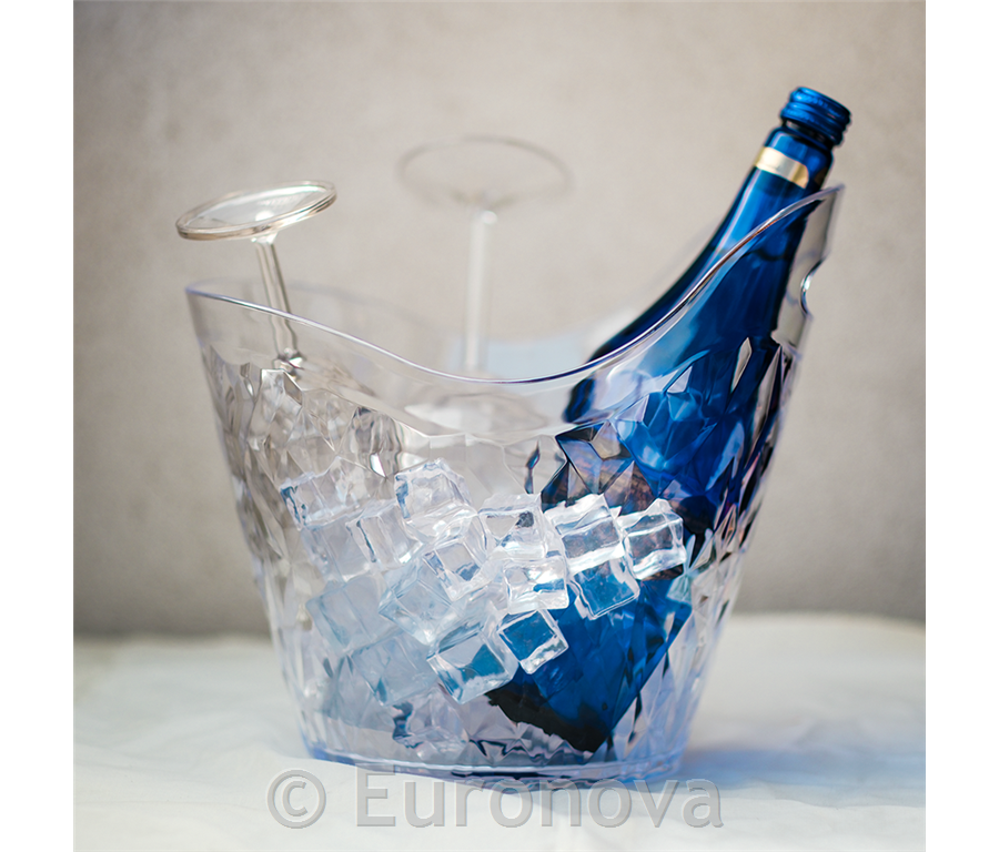 Posoda za led in steklenice / 28x24x25cm / Prisma / Prozorna