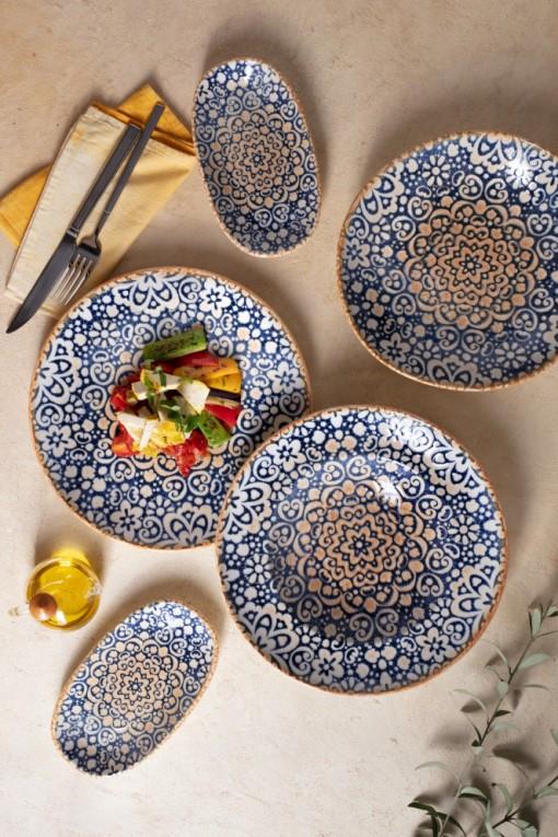 Alhambra globoki krožnik Gourmet / 24cm / 400ml / 6kos