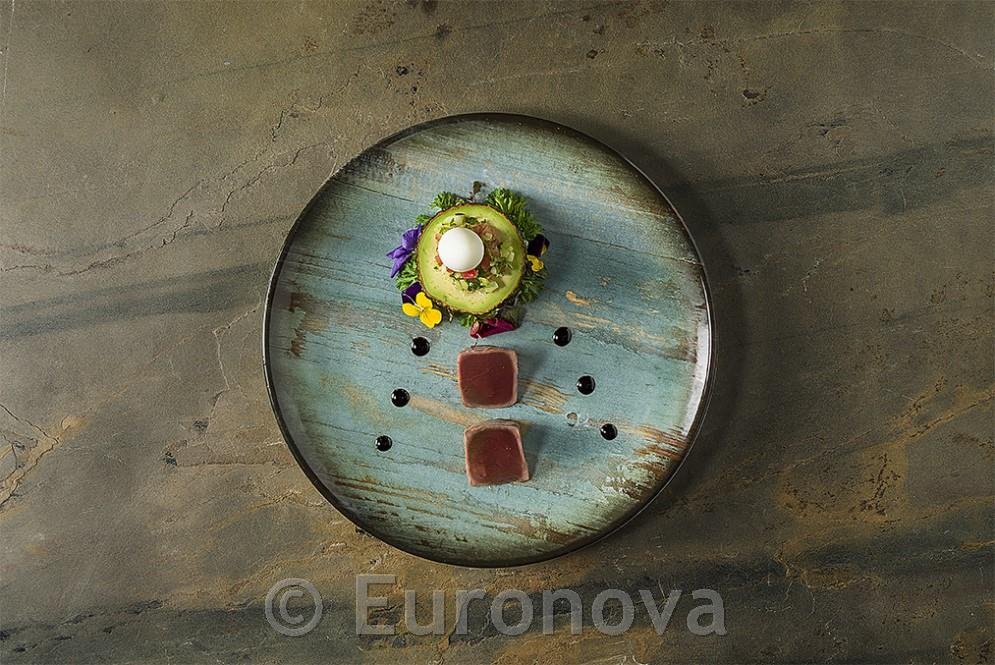 Madera globoki krožnik Bloom / 23cm / 1000ml / 6kos