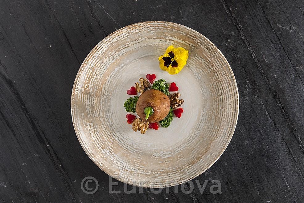 Patera plitki krožnik Gourmet / 19cm / 12kos