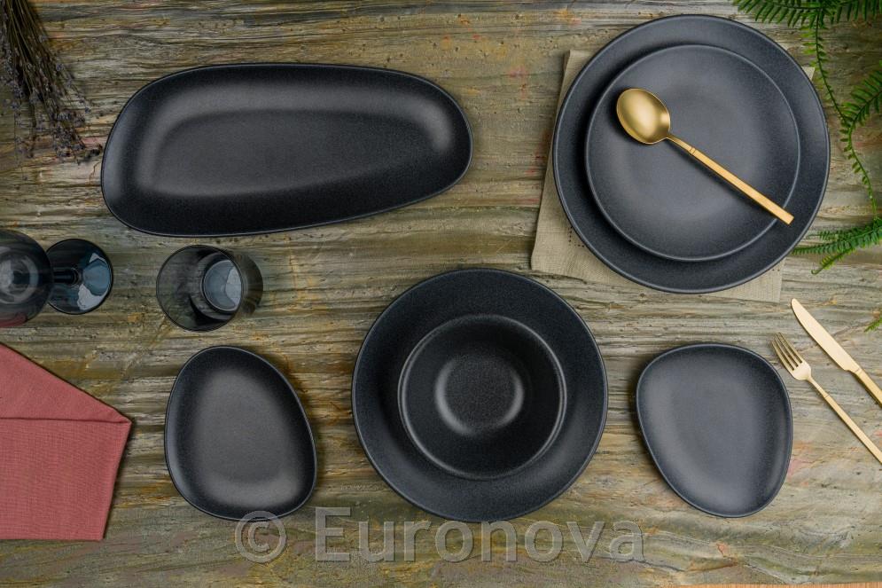 Graphite globoki krožnik Gourmet / 23cm / 6kos