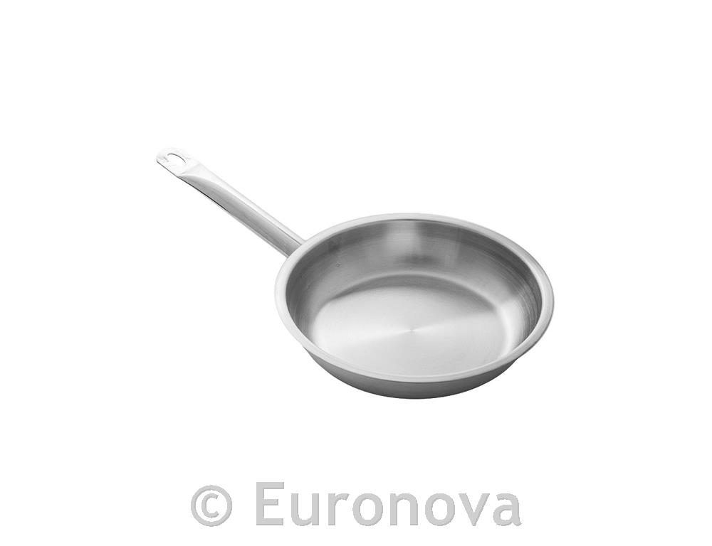 Ponev iz nerjavečega jekla / 20cm / 1mm / indukcija