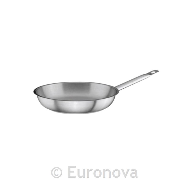 Ponev iz nerjavečega jekla / 24cm / 1mm / indukcija