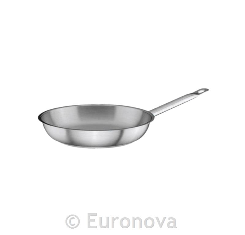 Ponev iz nerjavečega jekla / 28cm / 1mm / indukcija